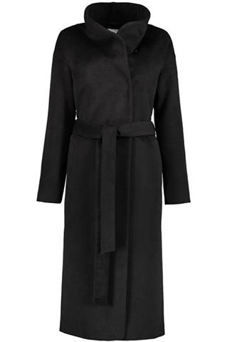 Czarny płaszcz damski Lia Firenze 84787 - 101001