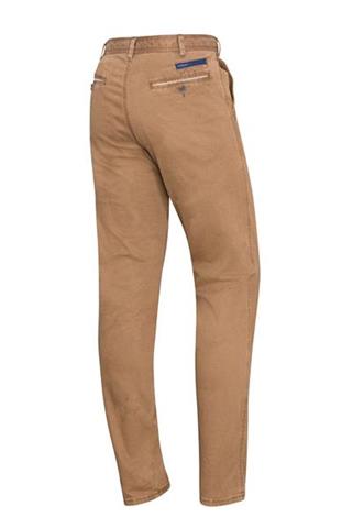Brązowe spodnie Chinos Napoli 64610 - 10101