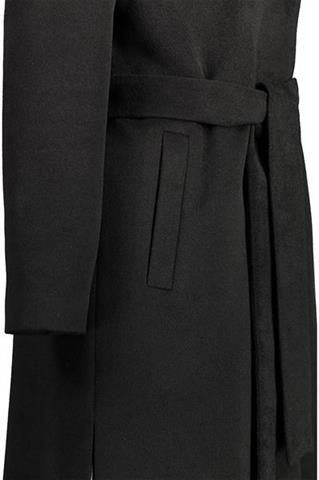 Czarny płaszcz damski Lia Firenze 84787 - 101021