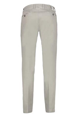 Beżowe spodnie męskie materiałowe w jodełkę Chinos PBT 60895 - 101531