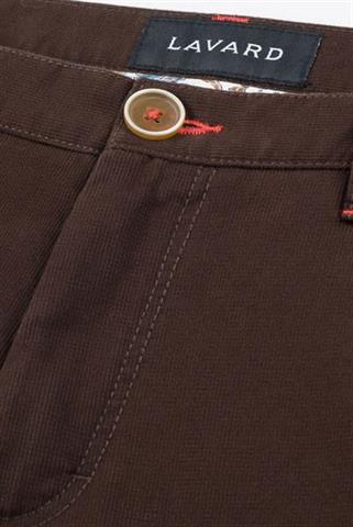 Brązowe spodnie Chinos Maudit 64614 - 10161
