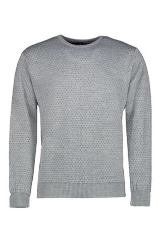 DL0001.DZIANINA.ROUNDNECK.KROPKI.SZARY.T.73838_L - 104641