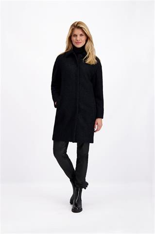 Czarny płaszcz zimowy damski Stina Polline 84750 - 107881