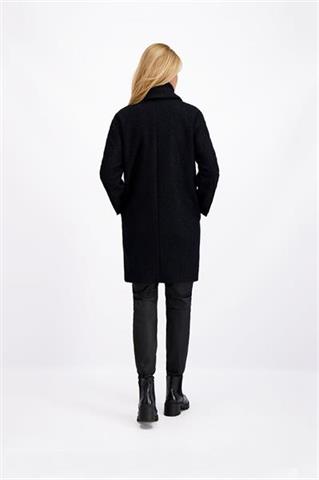 Czarny płaszcz zimowy damski Stina Polline 84750 - 107891