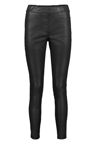 Czarne spodnie damskie z lampasem Moon 85064 - 109961