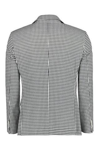 Marynarka męska w kratkę Rolin Navy 46048 - 116931