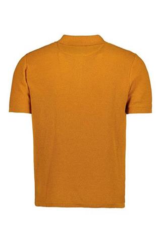 Musztardowa koszulka polo 73859 - 122131