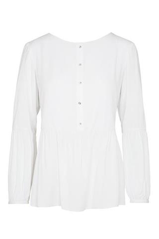Biała bluzka w stylu boho 84112 - 12331
