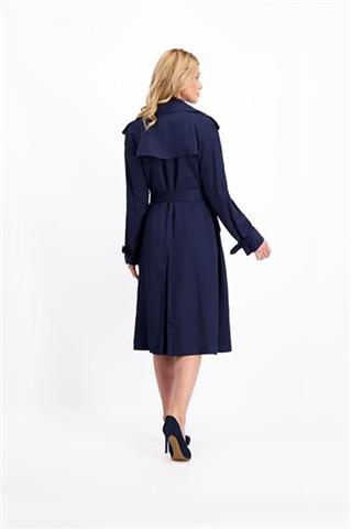 Wiosenny płaszcz damski Jessica Navy 85029 - 126791