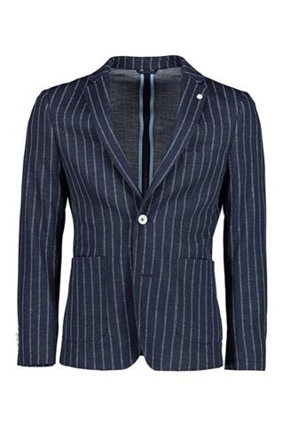 Granatowa marynarka w prążki Mati Fina Stripes 46051 - 128211