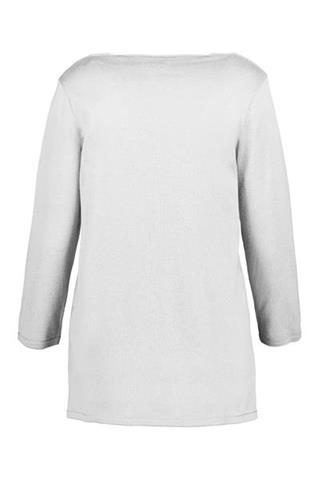 Biały sweter damski Nelly 85153 - 128801