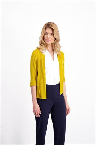 Żółty kardigan damski Ala 85159 - 129101