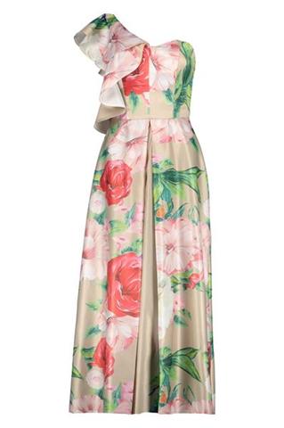 Długa sukienka w kwiaty Carmen 84169 - 133791