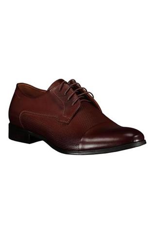 Brązowe buty męskie wizytowe Burgos 73190 - 136771