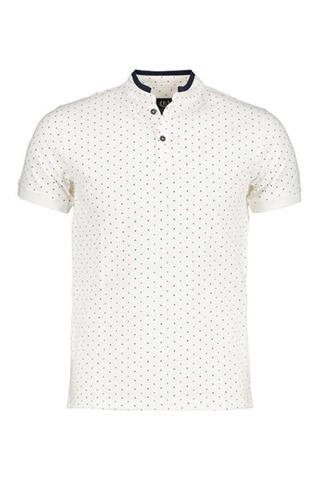 Białe polo w kropki 73864 - 138221