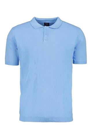 Błękitna koszulka polo 73882 - 138381