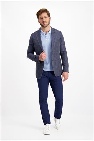 Błękitna koszulka polo 73882 - 138401