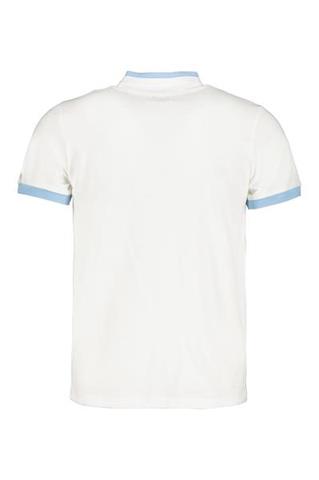 Białe polo ze stójką 73861 - 138991