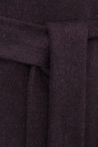 Śliwkowy płaszcz damski Donna Marcol 84007 - 14141