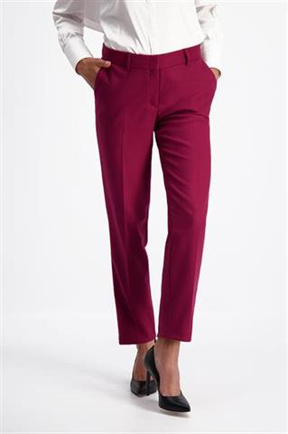 Bordowe spodnie damskie eleganckie Kimi Stam 84508 - 141821