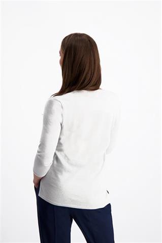 Biały sweter damski Nelly 85153 - 142201