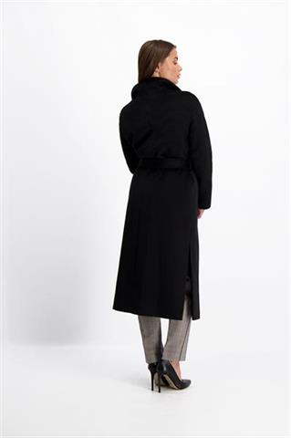 Czarny płaszcz damski Lia Firenze 84787 - 147431