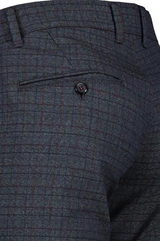 Spodnie męskie w kratkę Chinos Lester 64563 - 149661