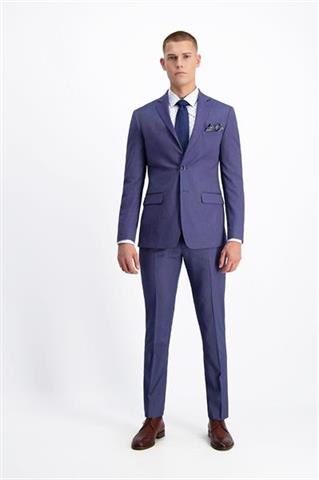 Garnitur męski w mikro wzór Mix&Match (253) spodnie - 149771