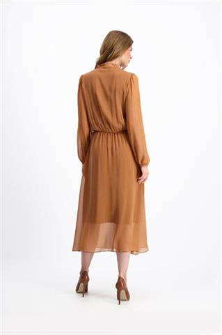 Elegancka cynamonowa sukienka Alicia 85424 - 160921