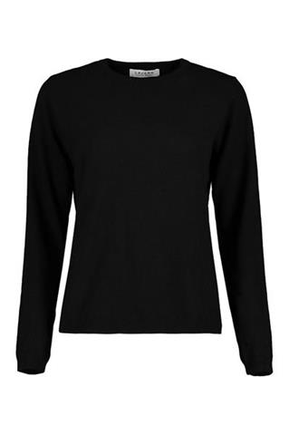 Czarny sweter damski Yoko Kaszmir 85407 - 164201