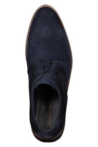 Granatowe buty zamszowe Wojas 73249 - 169971