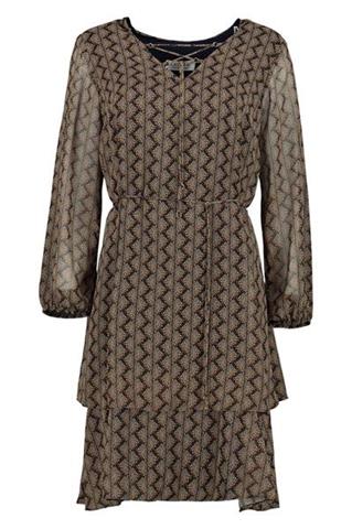 Zwiewna sukienka we wzory Jessi 85427 - 181381
