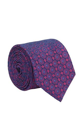 Elegancki granatowy krawat 57060 - 18721