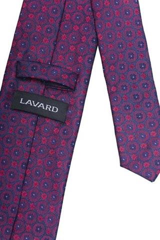 Elegancki granatowy krawat 57060 - 18731