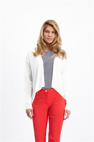 Sweter damski écru 84702 - 190831