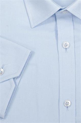 Błękitna koszula slim fit 92903 - 203481