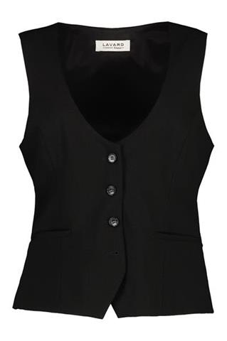 Elegancka czarna kamizelka damska 85459 - 205081