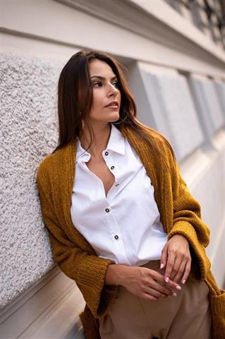 Rozpinany sweter damski oversize 58007 - 208621