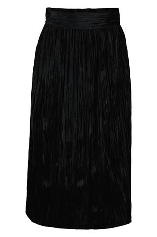 Czarna spódnica midi 58033 - 210801
