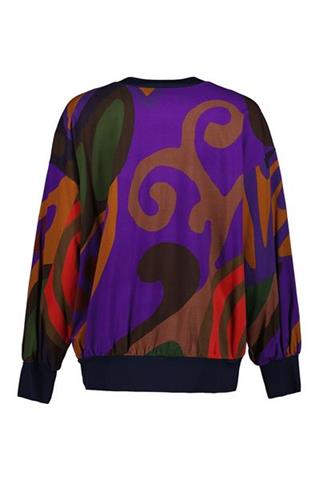 Bluza w abstrakcyjny wzór 58051 - 213001
