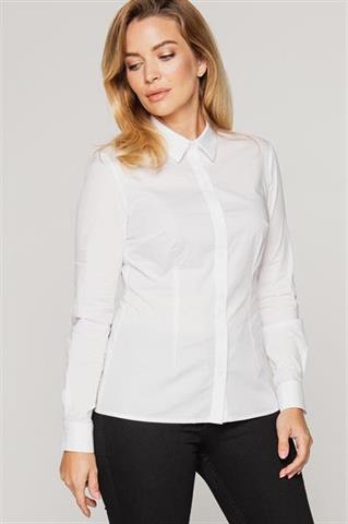 Biała koszula biznesowa 58056 - 213381