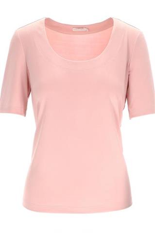 Różowy t-shirt z krótkim rękawem 58168 - 221341