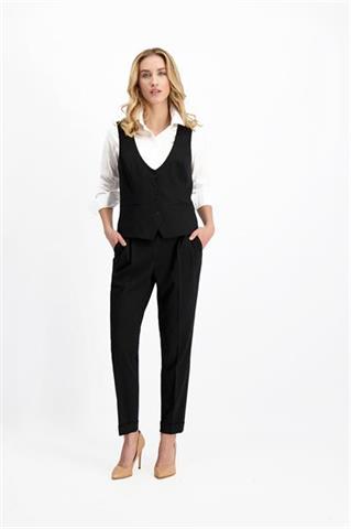Elegancka czarna kamizelka damska 85459 - 223161