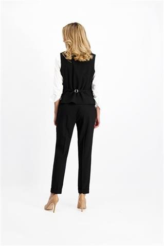 Elegancka czarna kamizelka damska 85459 - 223171