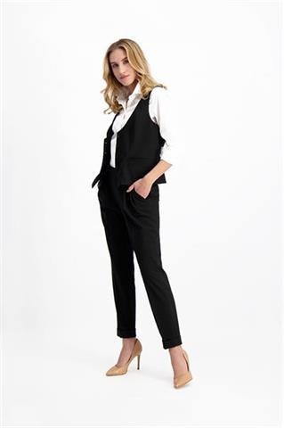 Elegancka czarna kamizelka damska 85459 - 223191