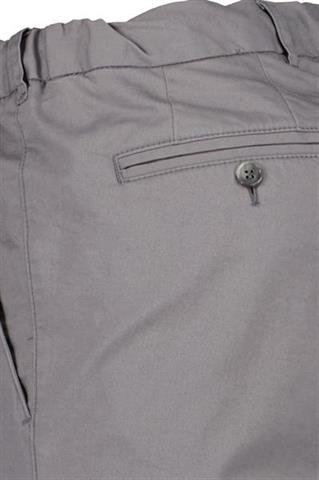 Szare spodnie chinos z gumką w pasie 60176 - 230731