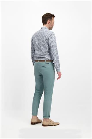 Miętowe spodnie męskie chinos 64473 - 243561