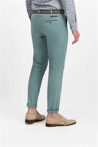 Miętowe spodnie męskie chinos 64473 - 243571