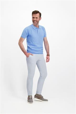 Błękitna koszulka polo 73882 - 243911