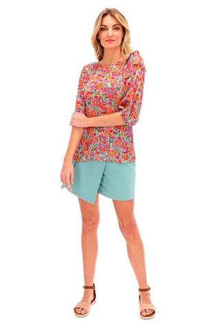 Elegancka bluzka damska z dekoltem na plecach 58247 - 274091